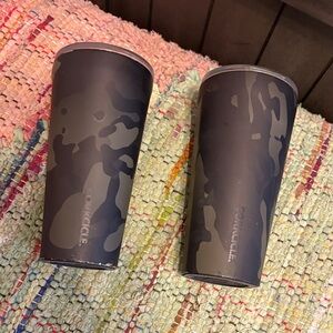 Corkcicle Charcoal Camo Insulated Tumbler Duo